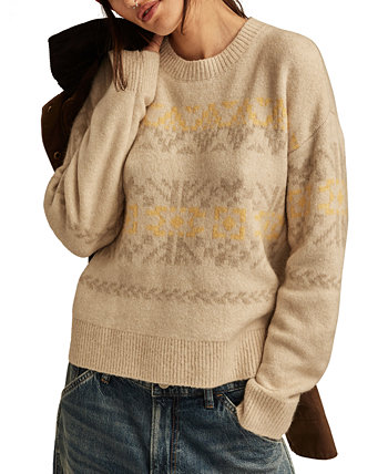 Женский Свитер Lucky Brand Fairisle Crew Neck Lucky Brand