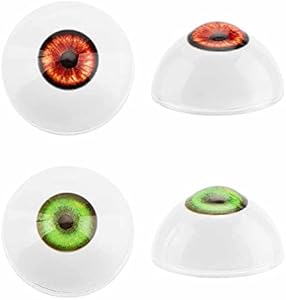 PH PandaHall 2 Pair Realistic Eyes Big Eyeballs Human Eyes Large Acrylic Eyeballs for Halloween Party Decor Sculptures Props PH PandaHall