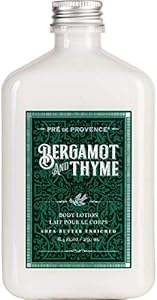 Pre de Provence Bergamot & Thyme Men's Fragrance Collection, Body Lotion, 250 ML Pré de Provence