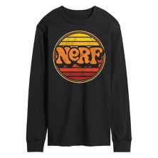 Мужская футболка с длинными рукавами и рисунком Nerf Retro Sunset Nerf