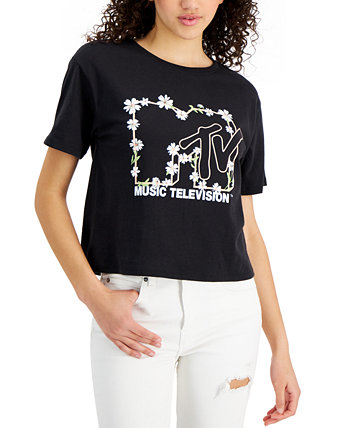 Juniors' MTV-Graphic T-Shirt Love Tribe