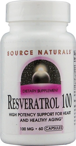 Source Naturals Resveratrol 100™ -- 100 мг -- 60 капсул Source Naturals