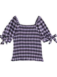 Puff Sleeve Smocked Top (Big Kids) Habitual