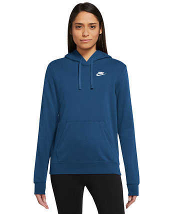 Женский спортивный клубный флисовый пуловер с капюшоном Nike