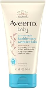 Детское средство по уходу за кожей Aveeno Baby Healthy Start Увлажняющий бальзам для новорожденных, гипоаллергенный, 142 г Aveeno Baby