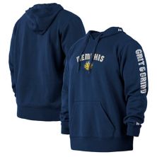 Мужская толстовка с капюшоном New Era Navy Memphis Grizzlies 2021/22 City Edition Big & Tall Pullover New Era