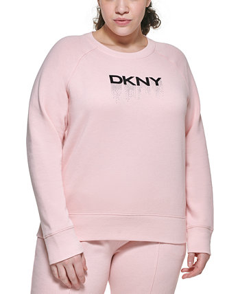 Толстовка с вышитым логотипом Sport Plus Size DKNY
