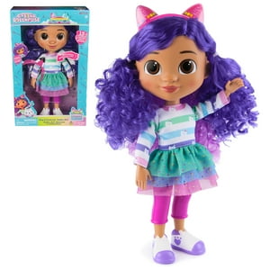 Gabby’s Dollhouse, Sing & Celebrate Gabby Girl Doll with Sound Effects & Reversible Cat Ears Gabby's Dollhouse