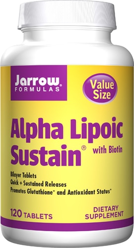 Alpha Lipoic Sustain с Биотином - 120 таблеток - Jarrow Formulas Jarrow Formulas