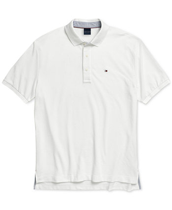 Мужская рубашка-поло классического кроя Ivy с магнитной застежкой Tommy Hilfiger