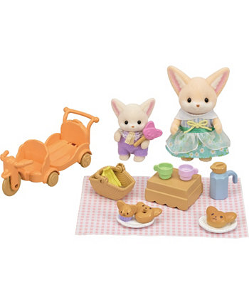Набор «Солнечный пикник», кукольный домик с 2 коллекционными фигурками и аксессуарами Calico Critters