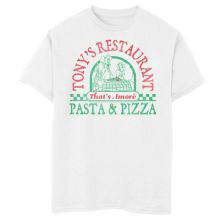 Футболка с логотипом Disney's Lady & The Tramp Boys 8-20 Tony's Pasta Pizza Disney
