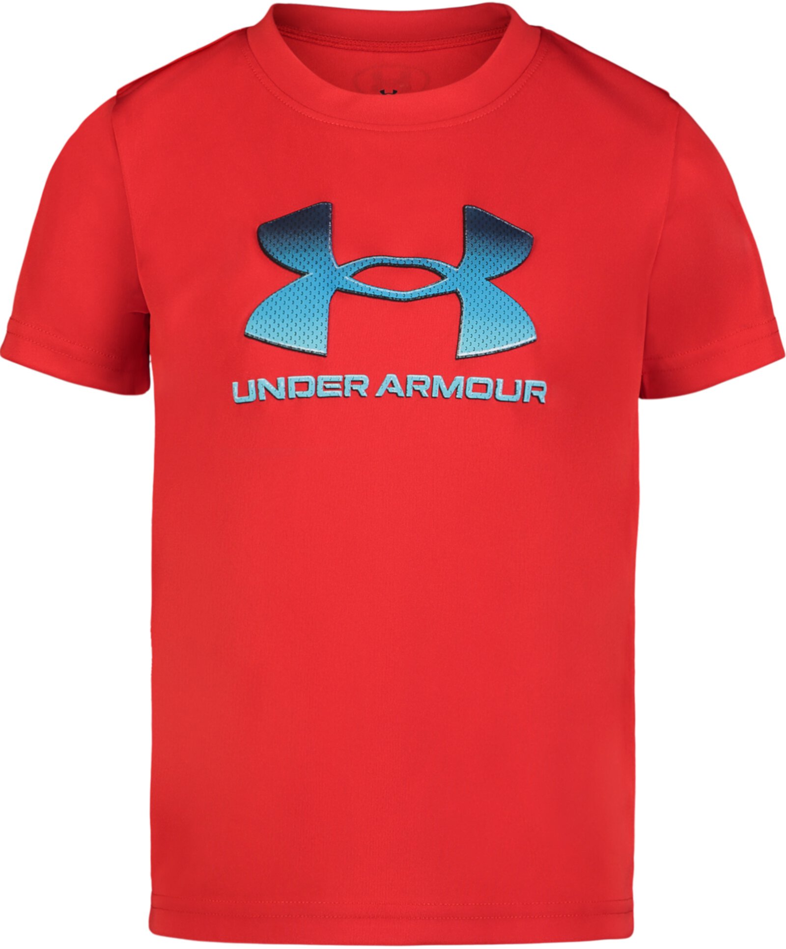 Рубашка с короткими рукавами и сетчатым логотипом Big Logo (Little Kid/Big Kid) Under Armour Kids