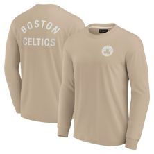 Unisex Fanatics Signature Khaki Boston Celtics Elements Super Soft Long Sleeve T-Shirt Fanatics Signature
