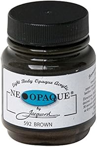 Акриловая краска Jacquard Neopaque 2.25 унции, непрозрачная и яркая, идеально подходит для темных поверхностей Jacquard