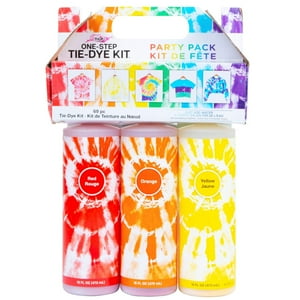 Tulip One-Step Tie-Dye Block Party 16 oz Kit, 6 Bright Colors Tulip