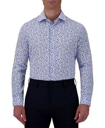 Мужская рубашка приталенного кроя с цветочным принтом Report Collection
