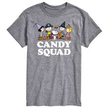 Big & Tall Peanuts Candy Squad Tee License