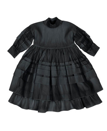 Toddler|Child Girls Special Occasion Pleated Organza Dress OMAMImini