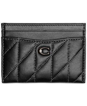 Essential Quilted Pillow Leather Card Case COACH