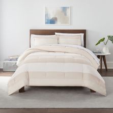 Serta® Simply Clean Billy Textured Stripe Antimicrobial Complete Bedding Set with Sheets Serta