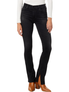 Узкие прямые джинсы Mari с завышенной талией, удлиненный вид на город AG Jeans