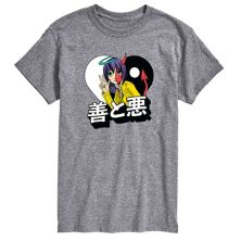 Мужская аниме-футболка Good and Bad Licensed Character