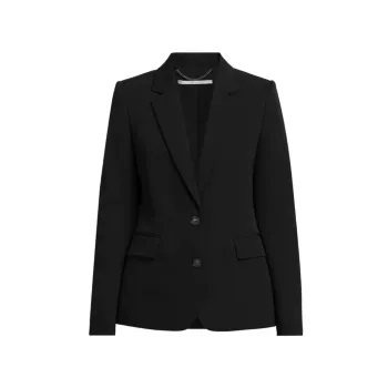 Приталенная куртка из эластичной шерсти Stella McCartney