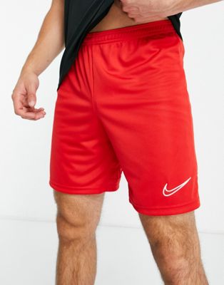 Красные шорты из политрикотажа Nike Soccer Dri-FIT Academy Nike Football