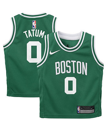 Джерси Джейсона Татума Green Boston Celtics Swingman для мальчиков для малышей — Icon Edition Nike