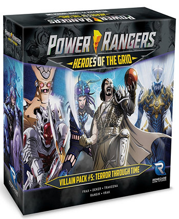 Power Rangers Heroes of The Grid Villain Pack 5 «Ужас сквозь время», ролевая игра, настольная игра, ролевая игра, время игры 45–60 минут Renegade Game Studios