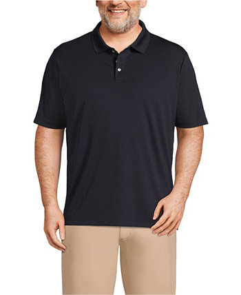 School Uniform Men's Big & Tall Short Sleeve Solid Active Polo Shirt Lands' End