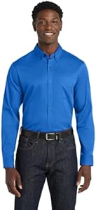 Port Authority Long Sleeve SuperPro React Twill Shirt W808 Port Authority