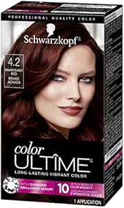 Schwarzkopf Color Ultime Hair Color, 1.3 Black Cherry, 1 Application - Permanent Black Hair Dye for Vivid Color Intensity and Fade-Resistant Shine up to 10 Weeks Schwarzkopf