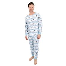 Мужская хлопковая пижама из двух предметов Leveret Penguin Leveret