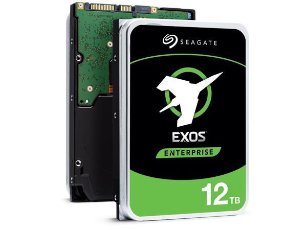 Seagate Exos 12TB Enterprise HDD SATA 6Gb/s 512e/4Kn 7200 RPM 256MB Cache 3.5" Internal Hard Drive ST12000NM001G Seagate