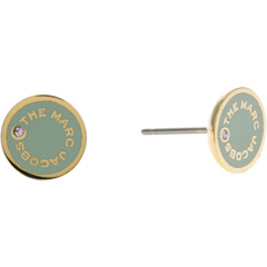 Серьги-гвоздики с медальоном Marc Jacobs