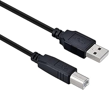 USB B MIDI Cable 10 Feet Compatible with MOOER GE150 GE200 GE300,Headrush Gigboard,Line 6 HX Stomp,HX Stomp XL,HX Effects,FBV 3,POD HD PRO X,POD Go Multi-Effects Guitar Pedal USB Cable USB 2.0 Cord Storel