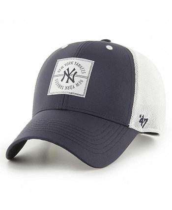 Мужская темно-синяя регулируемая кепка New York Yankees Disburse MVP Trucker '47 Brand