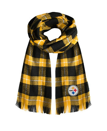 Женский шарф-одеяло Pittsburgh Steelers в клетку Little Earth