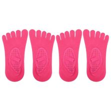 Носки для йоги, носки с пятью пальцами, балетные носки с ручками для женщин Unique Bargains