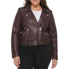 Женская мотоциклетная куртка из искусственной кожи с асимметричным поясом Levi's® Classic Levi's®