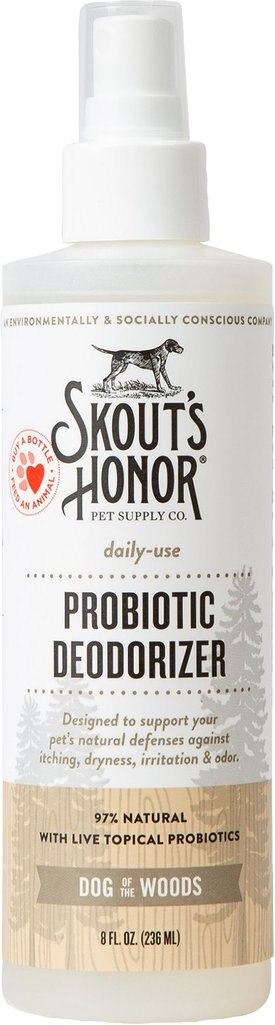 Skout's Honor Dog of the Woods Probiotic Dog Deodorizer Skout'S Honor