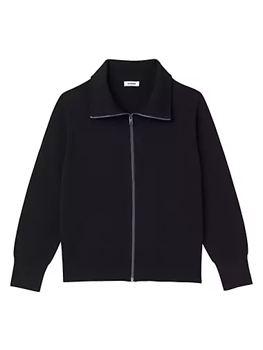 Мужской Кардиган Sandro Zip-Up Wool Sandro