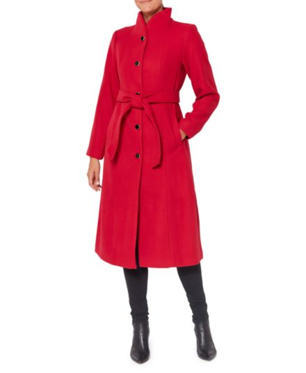 Single Breasted Belted Coat Kate Spade