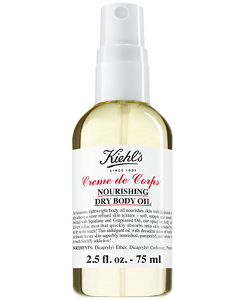 Creme de Corps Питательное сухое масло для тела, 2,5 унции. Kiehl's Since 1851