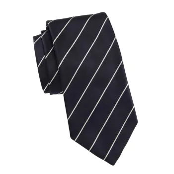Шелковый галстук в диагональную полоску Ralph Lauren