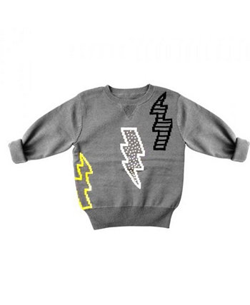 Хлопковый трикотажный пуловер для маленьких мальчиков и девочек Earth Baby Outfitters