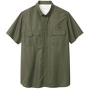 Boulder Creek By Kingsize Men's Big & Tall Off-shore Short-sleeve Sport Shirt Boulder Creek