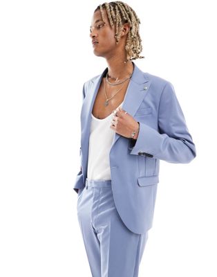 Twisted Tailor Buscot suit jacket in blue Twisted Tailor